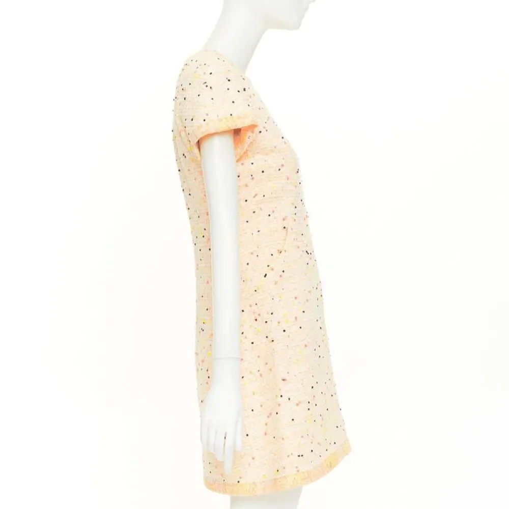 Chanel speckle tweed lace dress - Picture 4 of 9